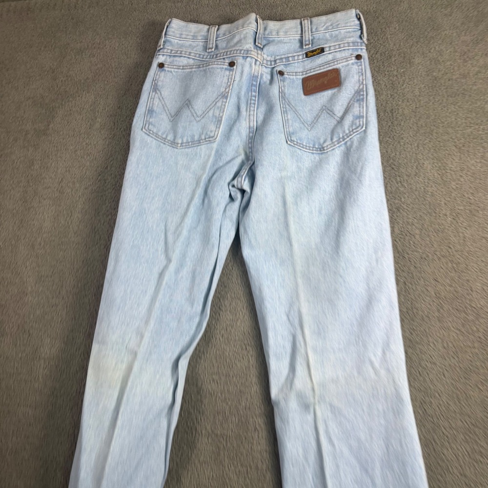 Wrangler 936GBH Cowboy Cut Slim Fit Jeans Light Wash Blue 29x36 Made in USA